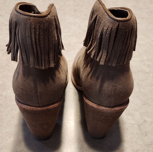 JOIE Loren Fringe Ankle Booties - Picture 5 of 11
